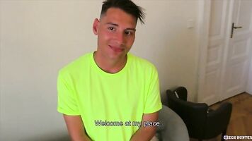 Czech Hunter 542 - Horny Male Stud Interviews The New Employee And Fucks Him