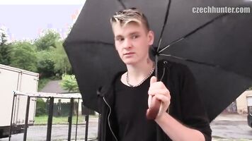 CZECH HUNTER 365 - Blonde Twink Picked Up From The Metro For A Quick Fuck