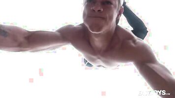 Hot Muscle Boy - Outdoor Handjob