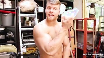 Maskurbate Brad In The Shed