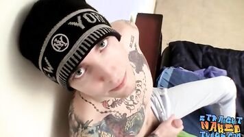 Naughty bum driller Blinx loves spanking his monkey