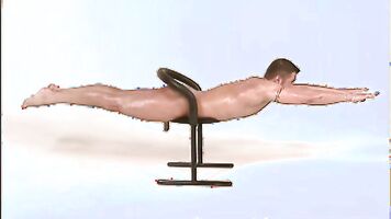 NUDE FASHION SHOW- Muscle Models Strip