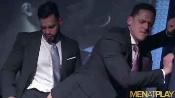 Bearded Latino Ass Fucks Muscular Bottom