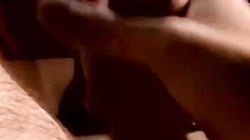 Inked thug Wrench sucked off while rubbing his big cock
