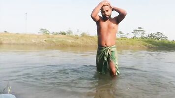 Bathing Gay sex video in revar big