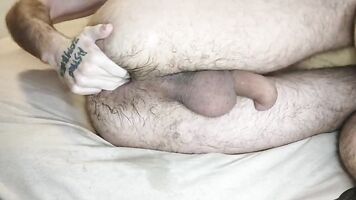 Arm Toy Hitting Deep in My Belly and Double Fisting