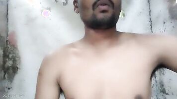 Slowly Slowly Masturbating My Uncut Cook In Forest Bathroom - College Student’s Movie In Hindi