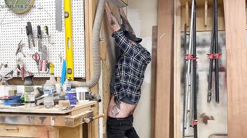 Hairy Bear visits my Gkory Hole