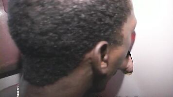 GOOFY BLACK BOY Sucking Fucking Dicks WHITE n BLACK Nasty Ass Glory Hole JIZZ!