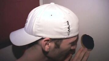 Hot Boy Baseball Cap COCK SUCKER in Filthy Glory Hole Gayness