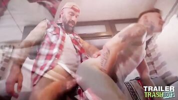 TRAILERTRASHBOYS Gay Drew Sebastian Barebacks Zack Bishop
