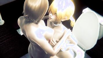 Yaoi Femboy - Futanari Fucking in public toilet Part 1 - Sissy crossdress Japanese Asian Manga Anime Film Game Porn Gay