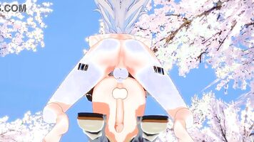 Genshin Impact Yaoi - Razor x Bennett Hardsex with creampies - Sissy crossdress Japanese Asian Manga Anime Game Porn Gay