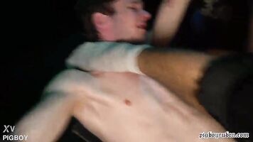 FAGBOI PUP DAVEY TRASHED IN PARIS