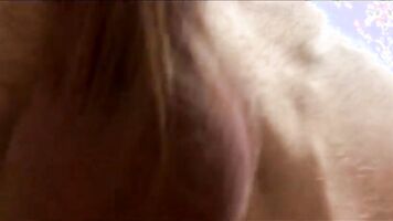 The monster from "SCREAM" scares a young gay man with his huge cock / LOTS OF SPERM